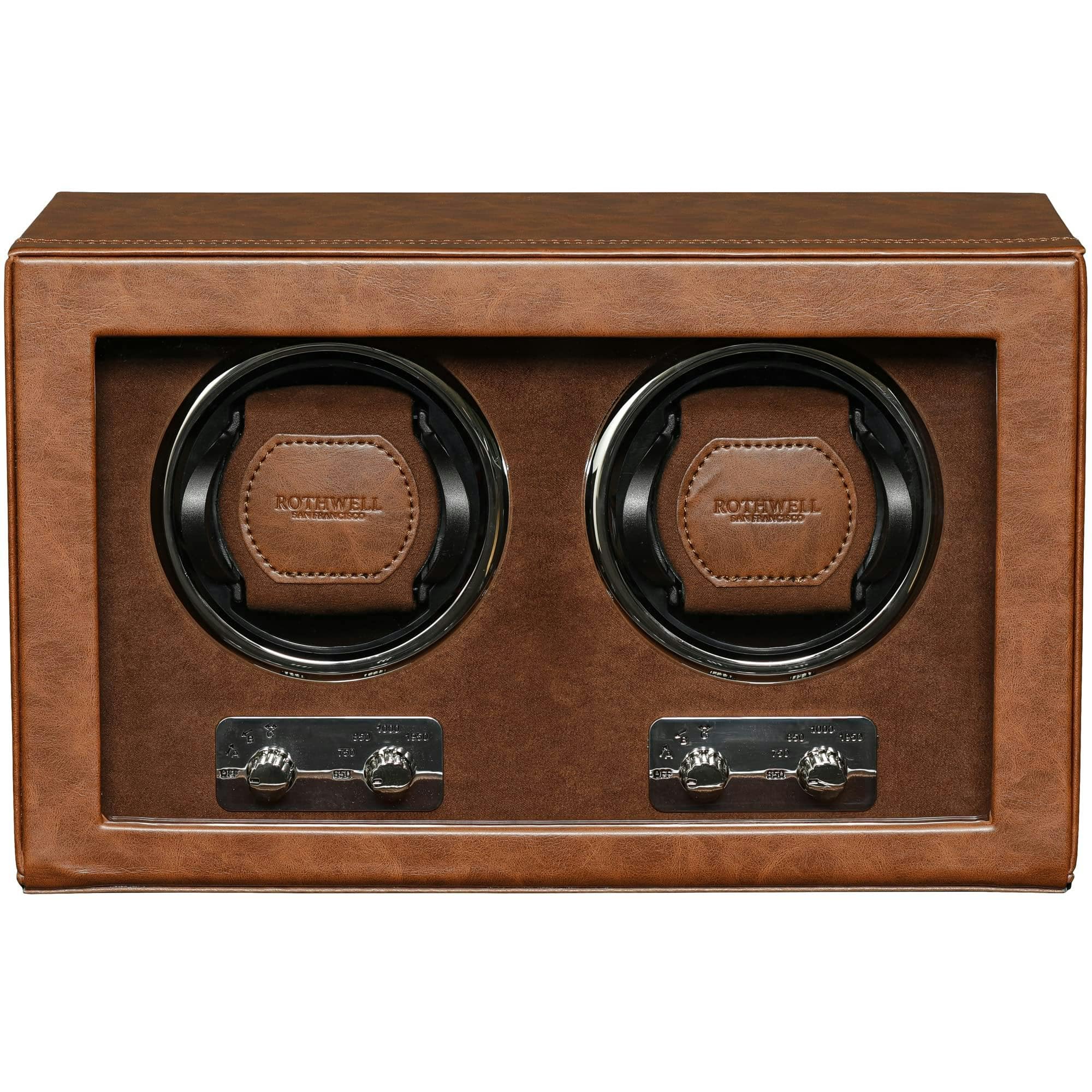ROTHWELL ROTHWELL Double Watch Winder for Automatic Watches with Quiet Motor