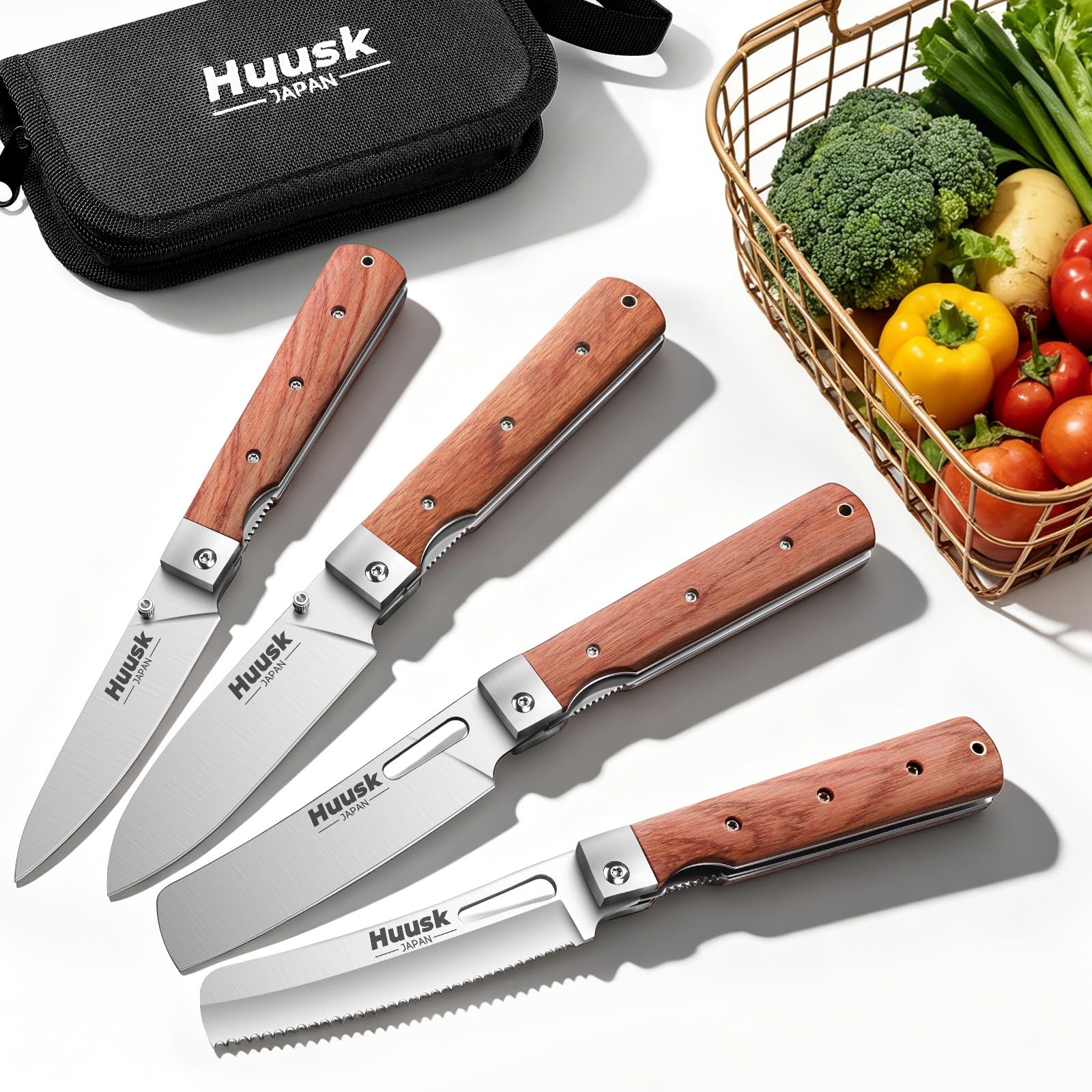 Huusk Folding Chef Pocket Knife-Japanese Santoku Knive, edc Kitchen Knives — Amazon image 9