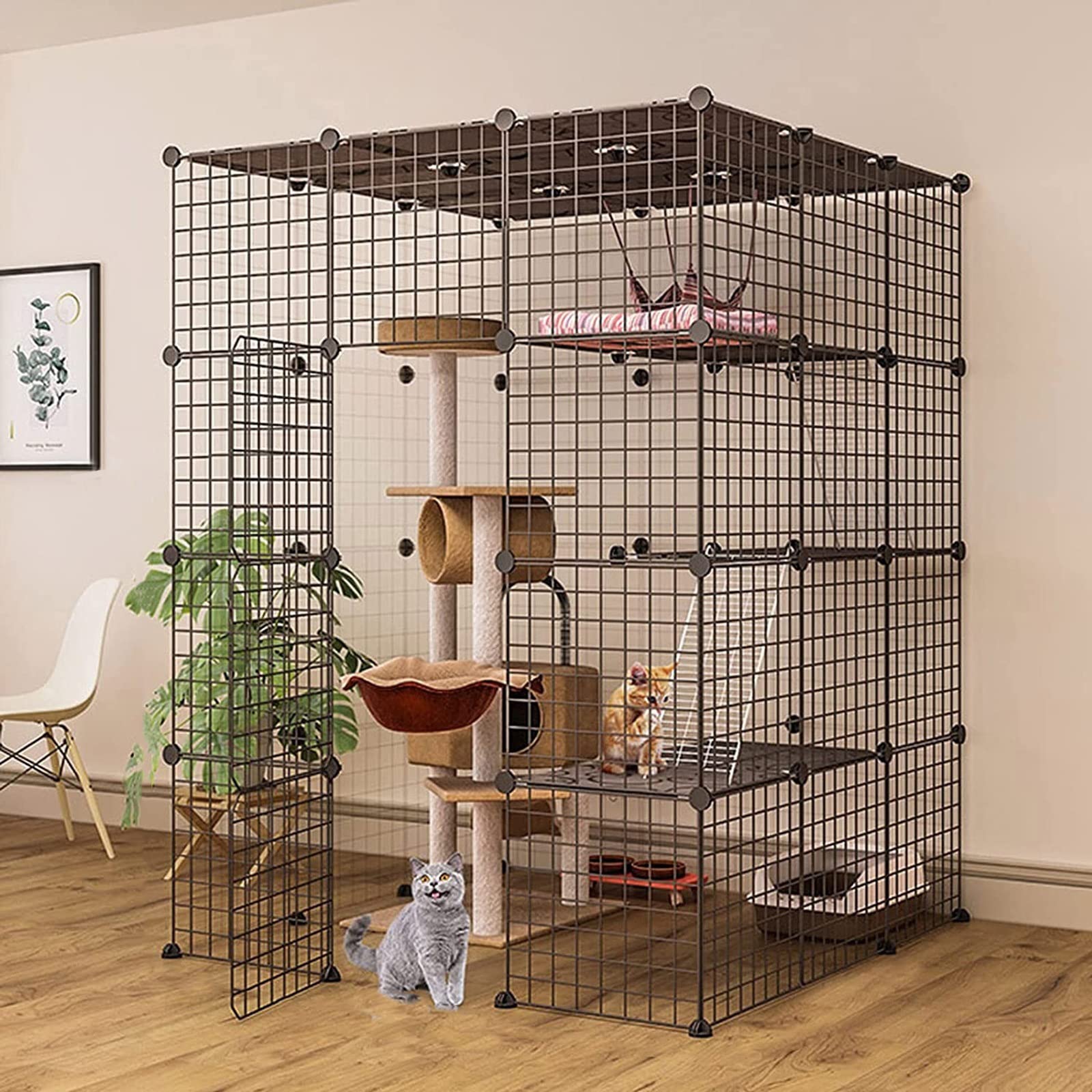 キャットケージ 146cm x 147cm x 111cm Amazon.co.jp: Cat Cage, Super Large, Cat Cage, Large Cats, Stylish