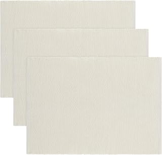 VitalCozy 3-Pack Beige Montessori Mats - Soft Cotton Toddler Play Rugs for Nursery Classroom 23.6x15.8 Inch