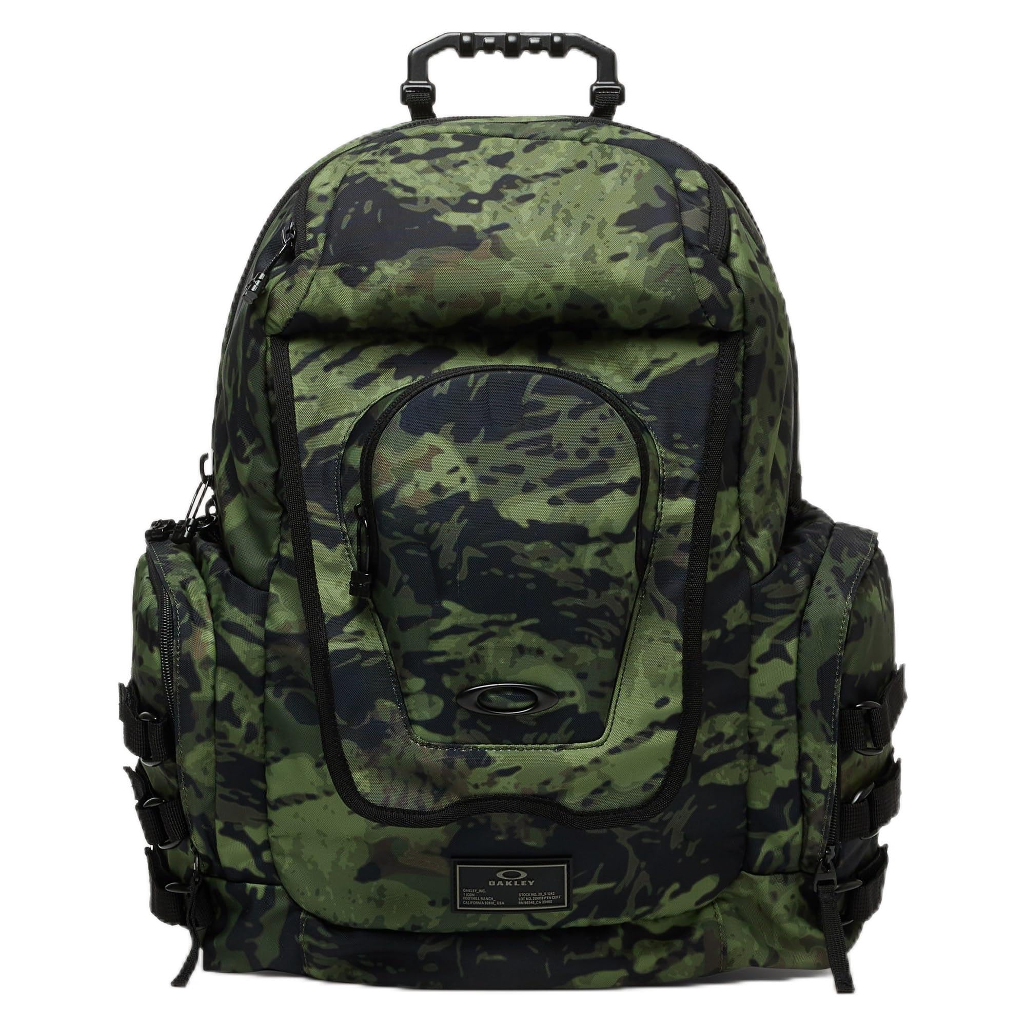 Oakley VSL Icon 02E Backpack, Blackout, One Size, Bfq Tiger Camo 