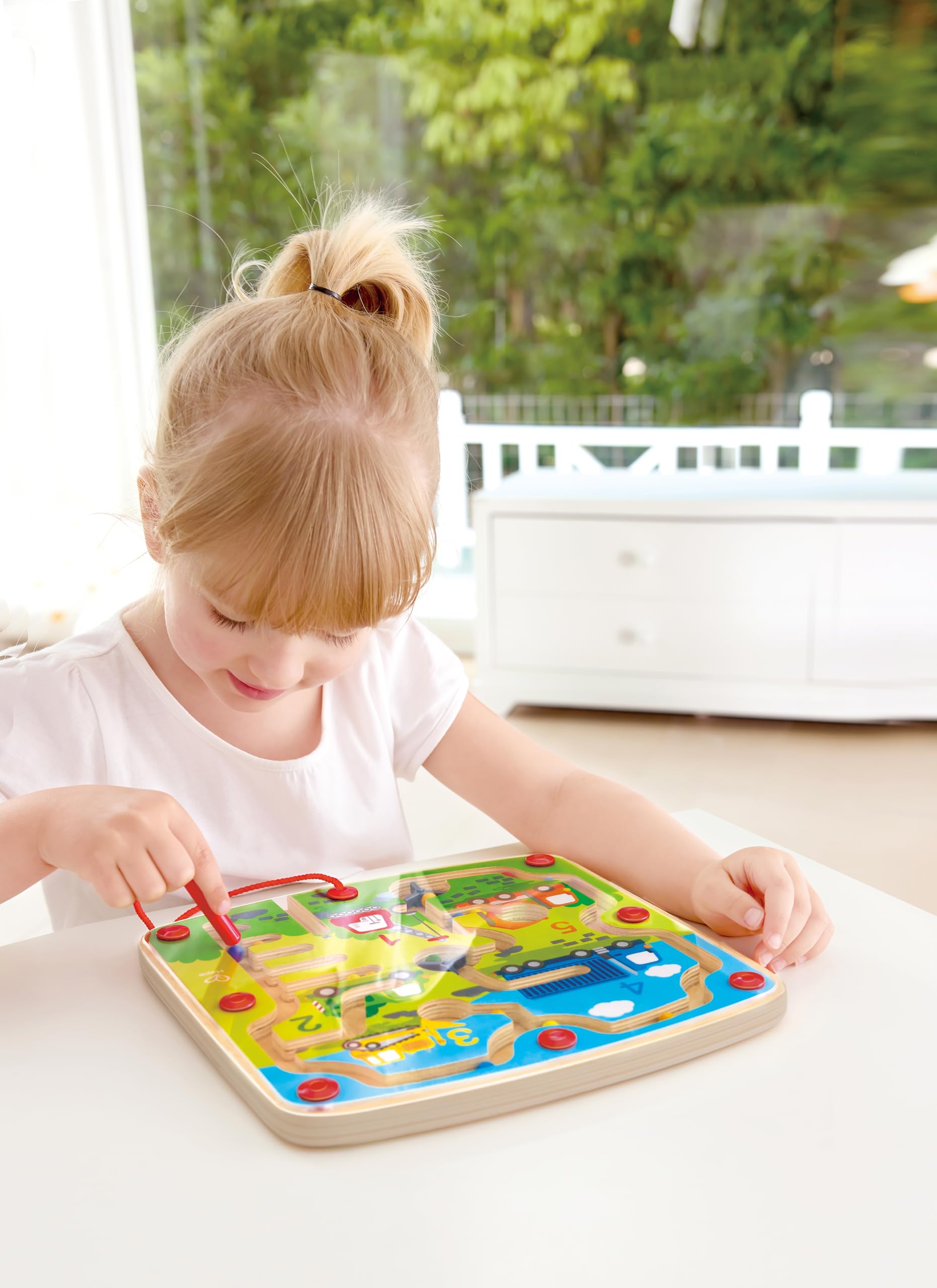 Hape Labyrinthe magnétique véhicules de Chantier