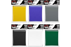 Ultra Pro Soft Sleeves for Trading Cards, 6 Colors Standard Card Sleeves