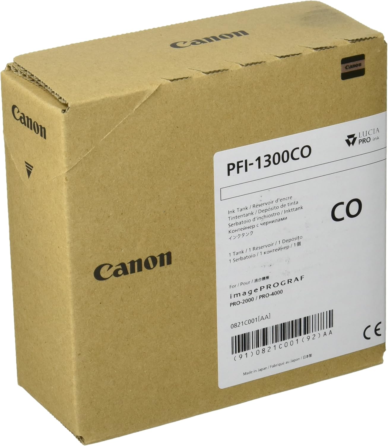 Canon 0821C001 Ink PFI1300CO Chroma Gloss Optimiser 330 ml