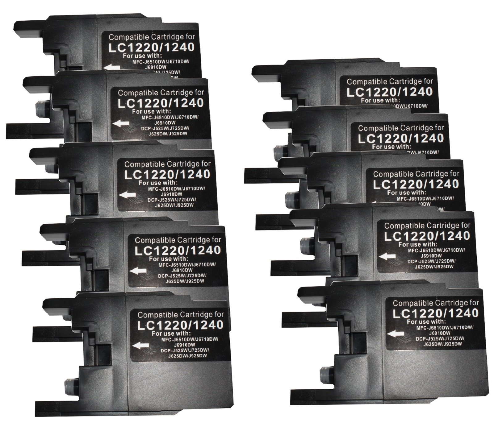 Tusz MOJETONERY 10 X BROTHER LC1240 LC1280 MFC-J430W J625 J6510DW Do - View #9