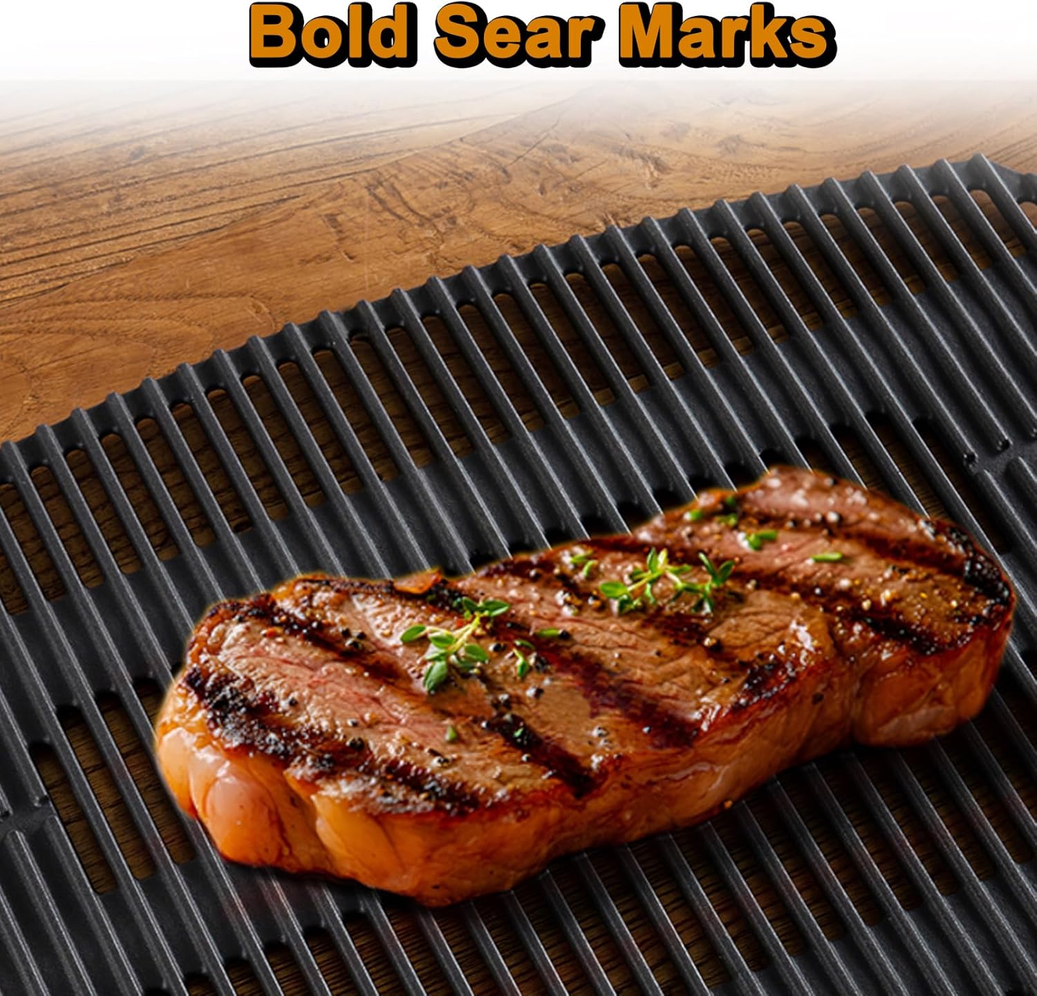 One-Piece Q100 Q1200 Grill Grates Replacement Parts for Weber Gas Grill Parts Q1200 Q 1200 Q100 Q1400 Q120 Q 1000 Q 100 Q140 Grates Weber Baby Q 7644 7582 386002 51010001 Cast Iron Cooking Grates