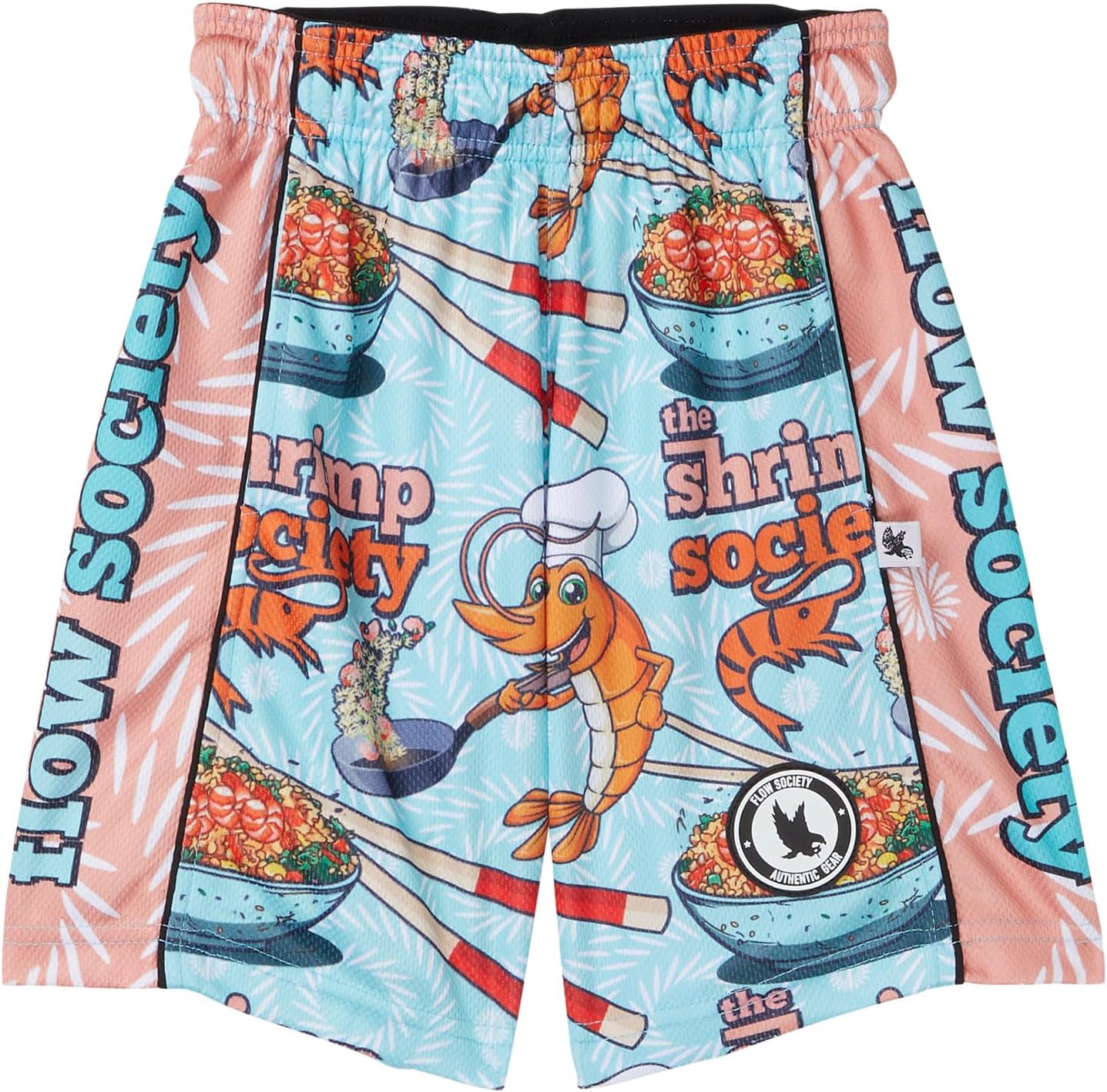 Flow Society, Boys, Boys Shrimp Fried Rice Society Shorts (Little Kid/Big Kid)