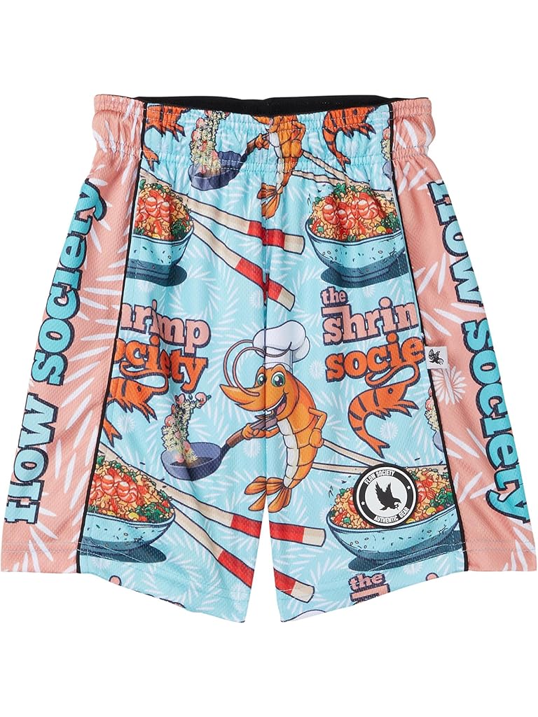Blue FLOW SOCIETY Boys Shrimp Fried Rice Society Shorts (Little Kid/Big Kid)
