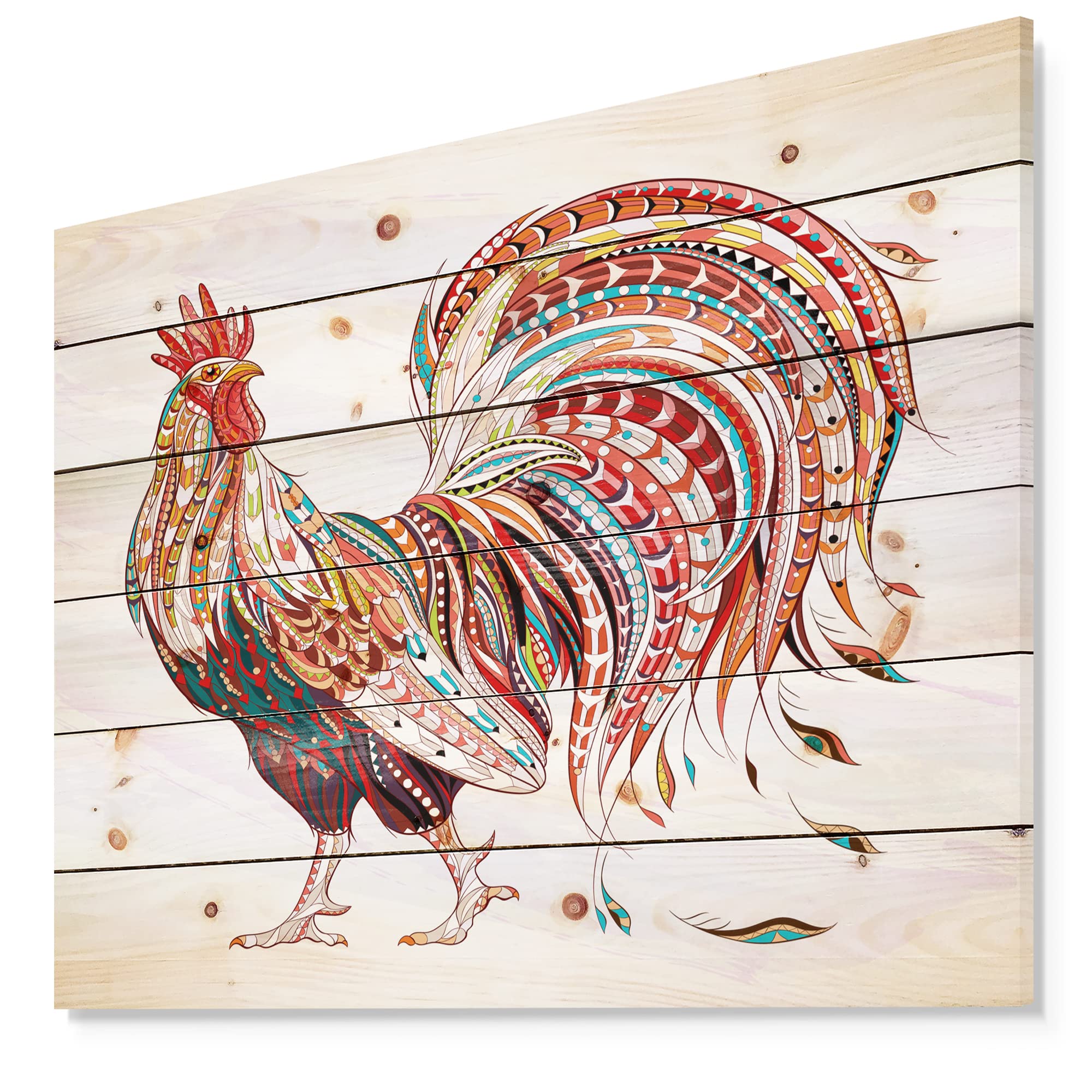 Chinese Rooster Art