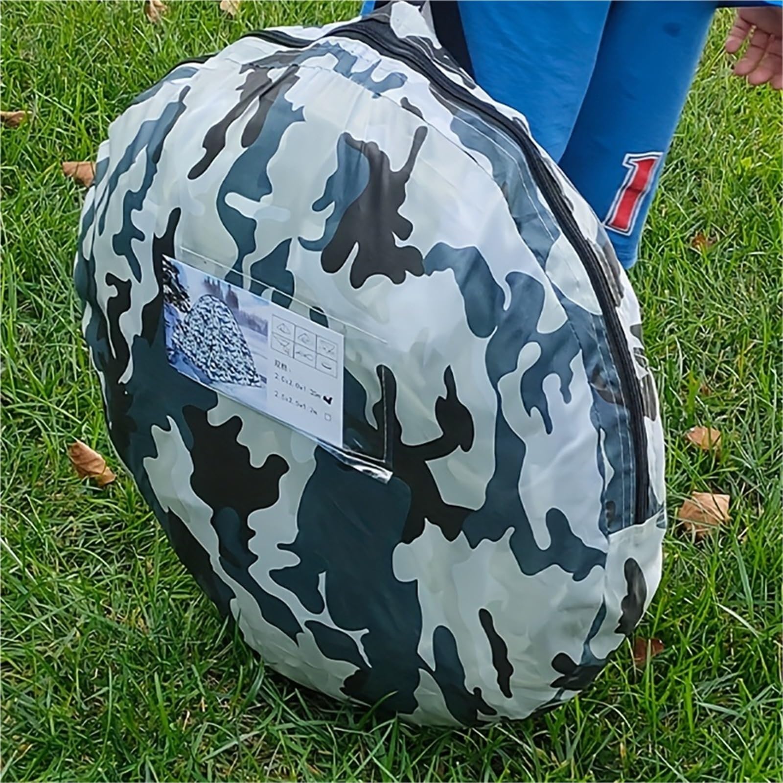 Tente de Pêche Tente de pêche d'hiver, extérieure, Pas Besoin Construire, Ouverture Rapide, Isolation Thermique, Portable pour pour Le Camping