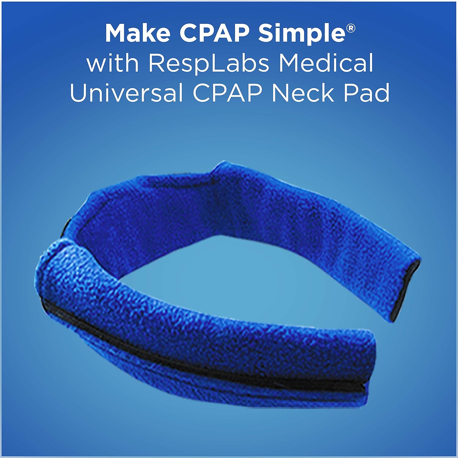 RespLabs CPAP Neck Pad - Universal Fit with 2 CPAP Strap Covers - Reusable, Pressure Reducing, Comfort Enhancing. Soft, Washable, Breathable Fabric Wraps : Health & Household
