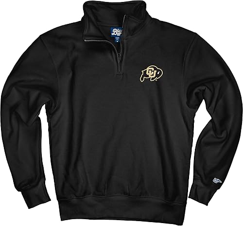 Miniatura 191 de Blue 84 Sudadera con cremallera de un cuarto para hombre de la NCAA Gris