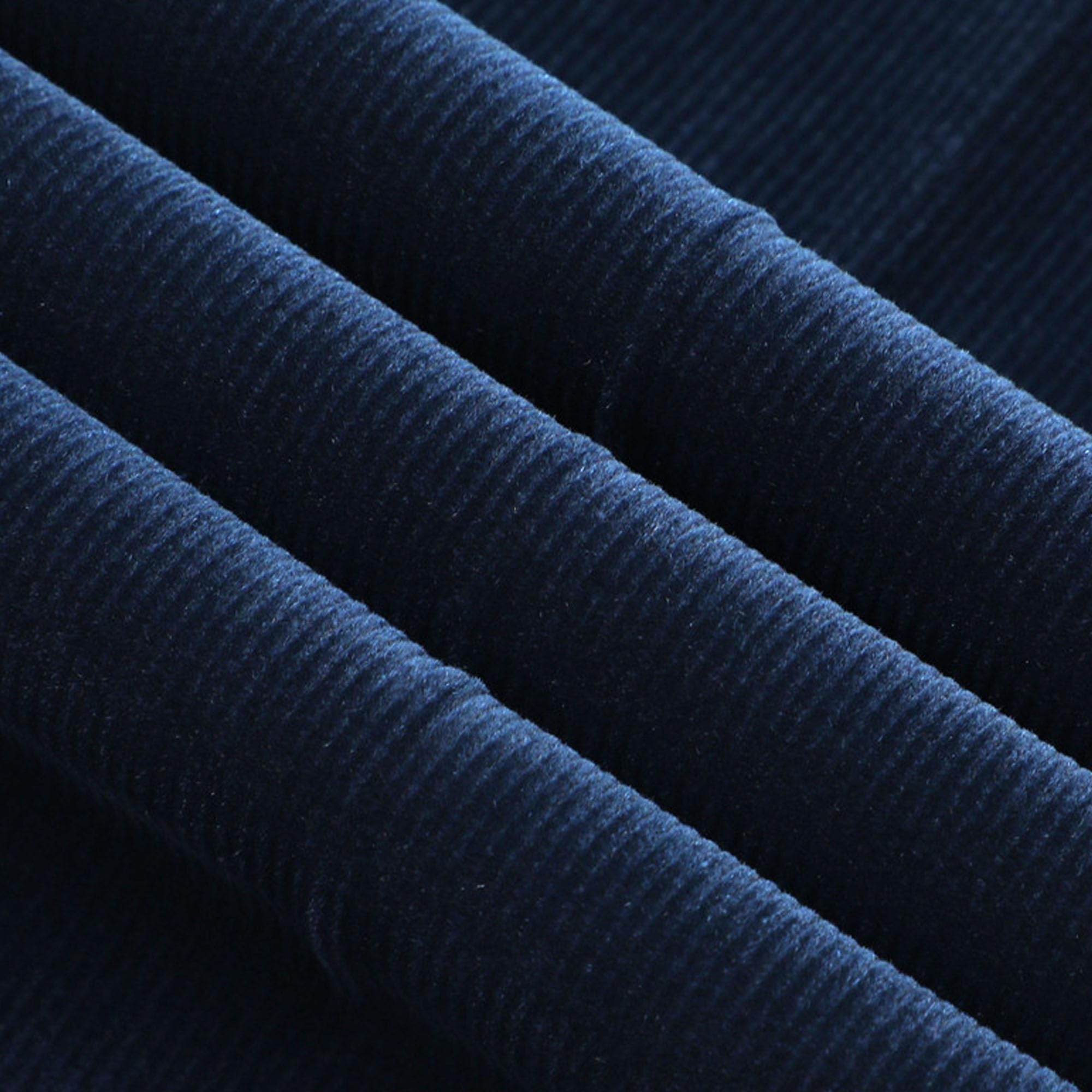 Pantalon habillé en velours épais pour homme - Coupe décontractée - Coupe droite