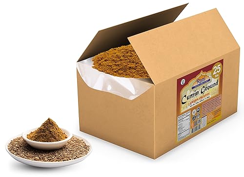 Vista 23 de Rani Cumin (Jeera) Powder Spice 16oz (1lb) 454g PET Jar ~ All Natural Vegan Gluten Friendly NON-GMO Kosher Indian Origin