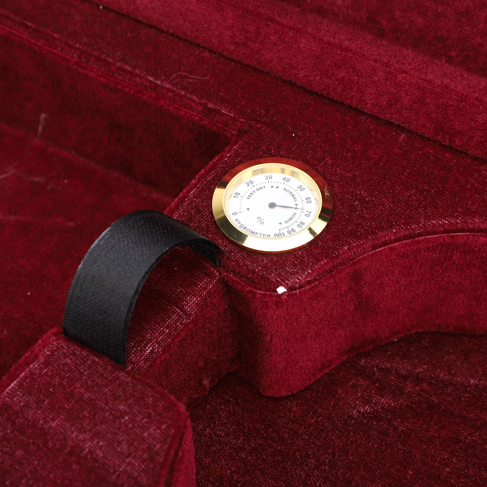 Kadimendium Custodia per Violino Triangolare Leggera con Misuratore di umidità Protezione a 3 Strati per Concert Blue (Fodera rossa)