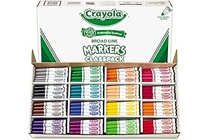 Crayola Broad Line Markers Glasspack 256 ct