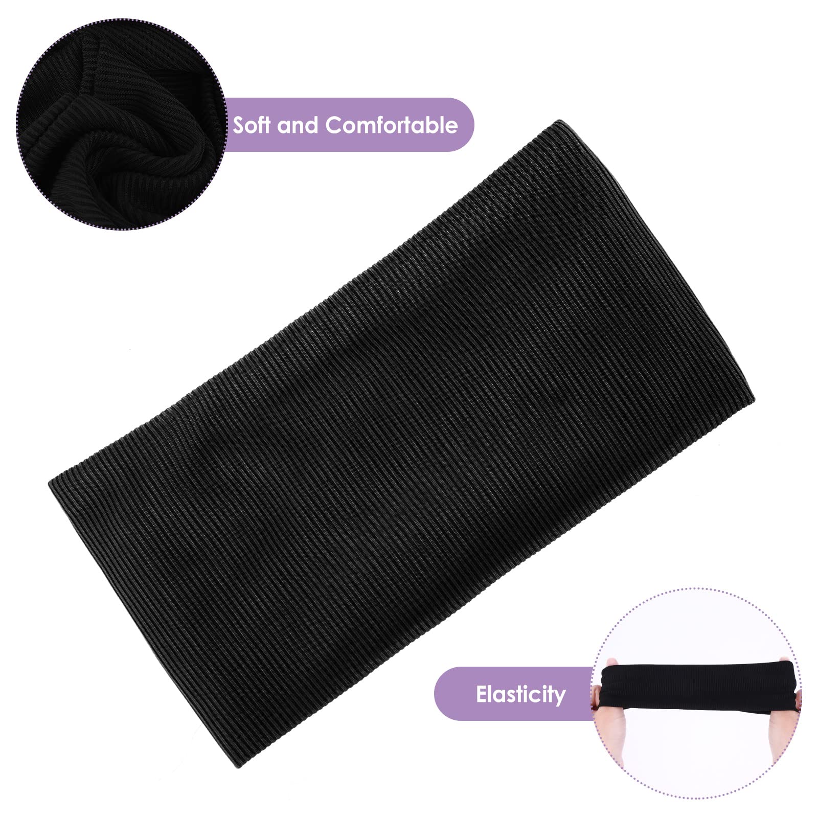 WLLHYF WLLHYF Lot de 2 bandeaux de sport élastiques et respirants pour enfants, absorbant la transpiration, pour le basket-ball, la course à pied