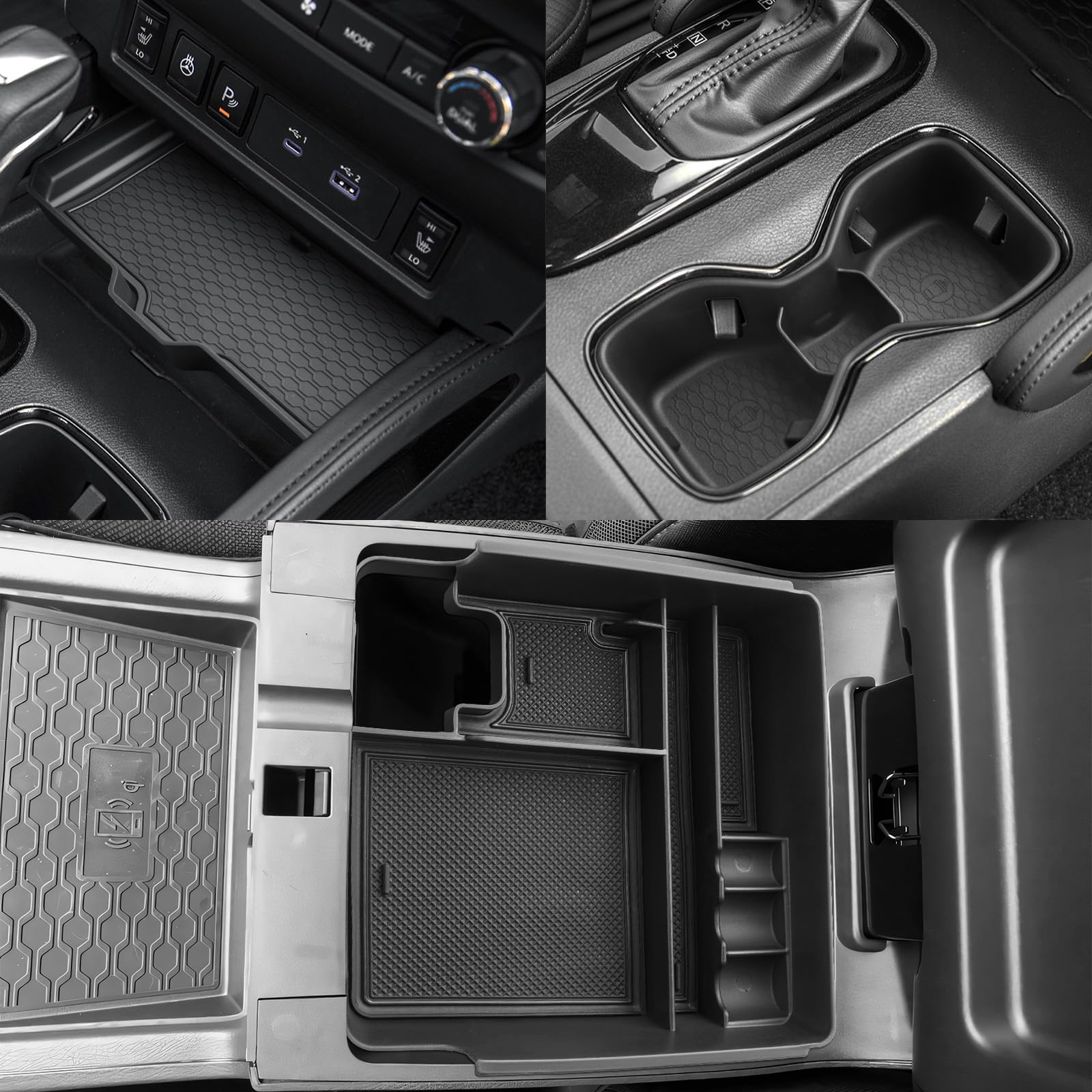 CDEFG 3Pcs for 2022-2026 Frontier Center Console Organizer Tray