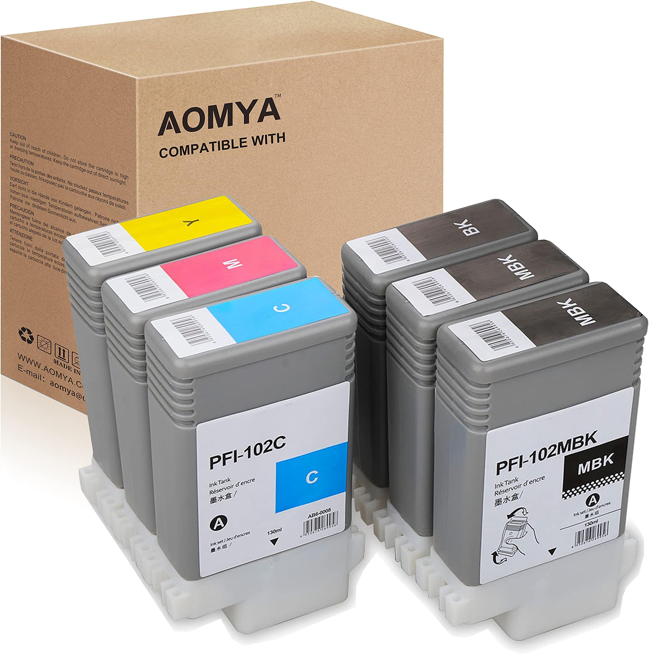 Aomya Compatible with Canon PFI-102 Ink Cartridge