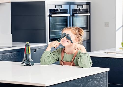 Miniatura 3 de Casdon Joseph Joseph Elevate - Juego de utensilios de cocina coloridos para niños de 3 años en adelante, viene con soporte de almacenamiento