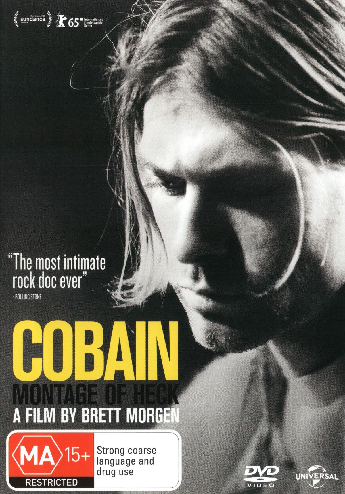 DVD Kurt Cobain Montage Of Heck edición importación de Australia e Italia