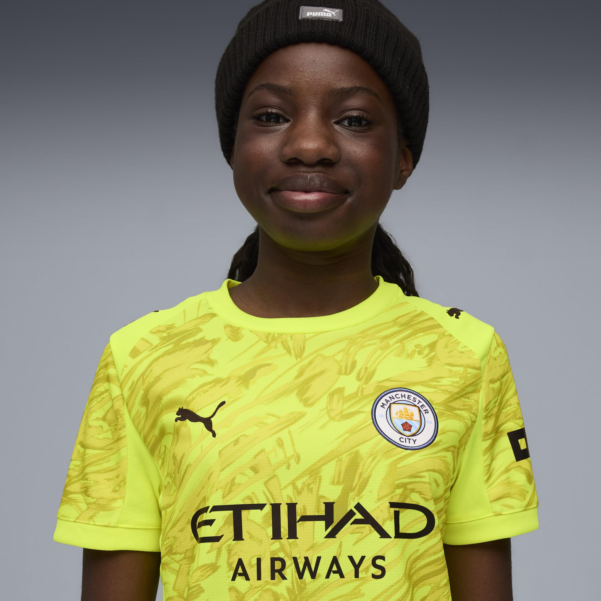 Maillot de Gardien Enfant Manchester City FC 2025/26 Jaune