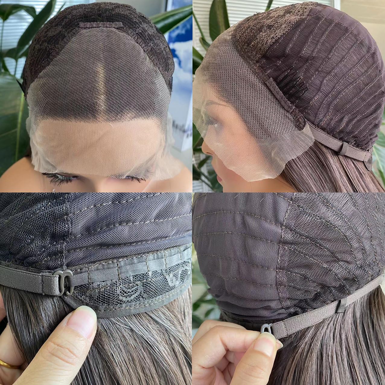 RONGDUOYI Neon Green Wigs for Women Free Part Synthetic Lace Front Wig Ombre Color Black and Green Wigs Glueless Natural Hairline Daily Use Cosplay Wig