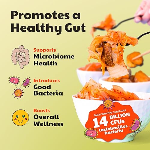 Miniatura 5 de Kimchi fermentado y probiótico para la salud intestinal el mejor paquete de KIMCHI paquete de 3 de Olive My Pickle
