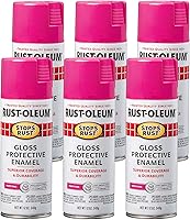 Vista 55 de Rust-Oleum 7732830 Stops Rust Pintura en Aerosol, 12 oz, Verde Cazador Satinado