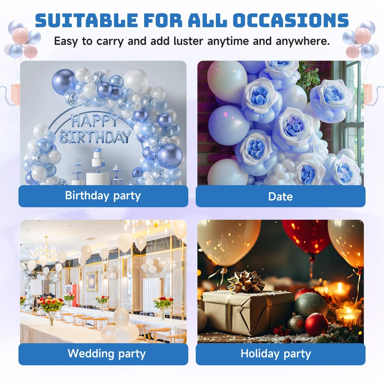 Allony Spray Brillant pour Ballons, Balloon Shiny Spray, Éclaircissant pour ballons, Brillance pour ballon en Latex, Ravive et Embellit les ballon en Latex avec une Finition Ultra brillante