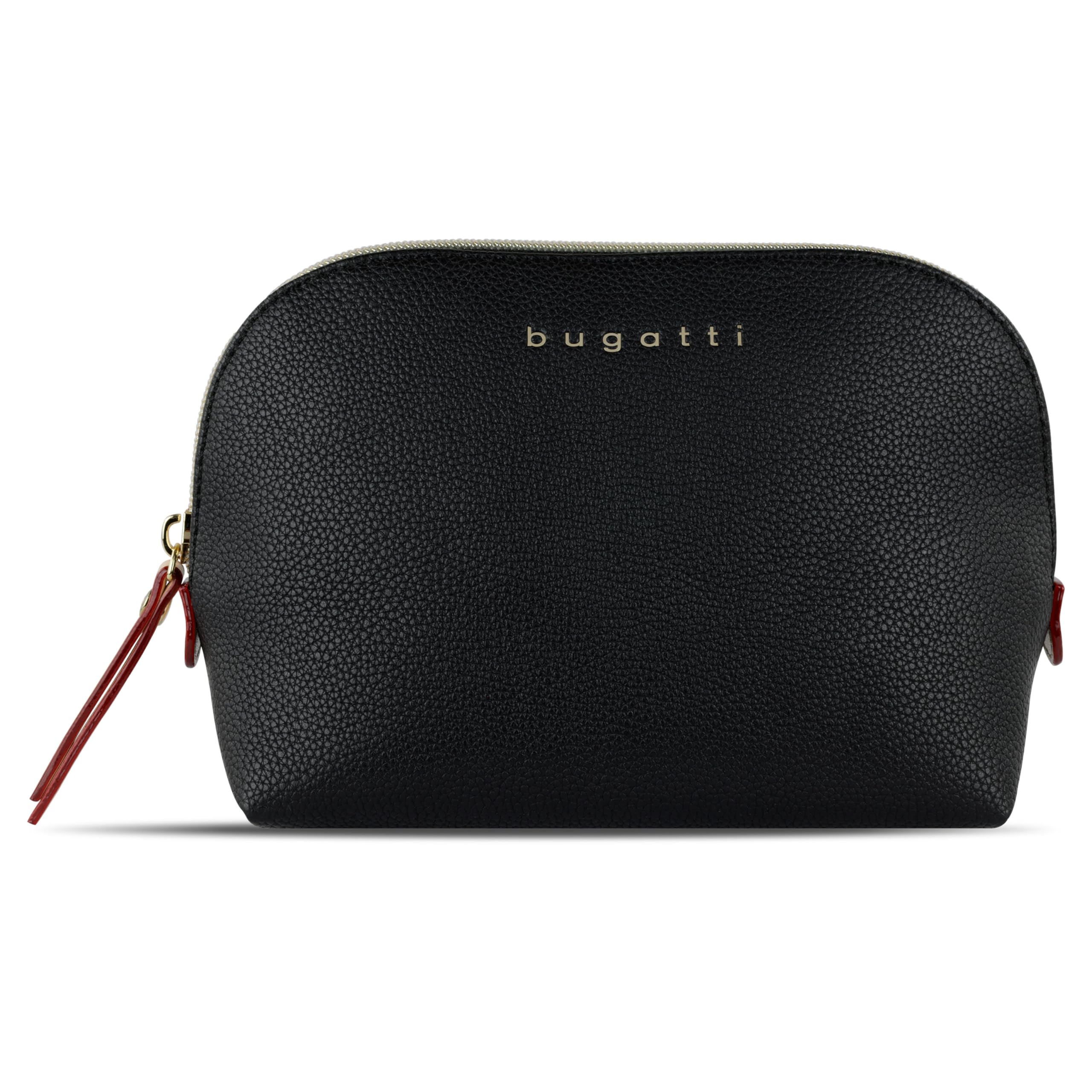 Bugatti Kulturbeutel Schwarz – 22 x 8,5 x 14 cm, 84 g