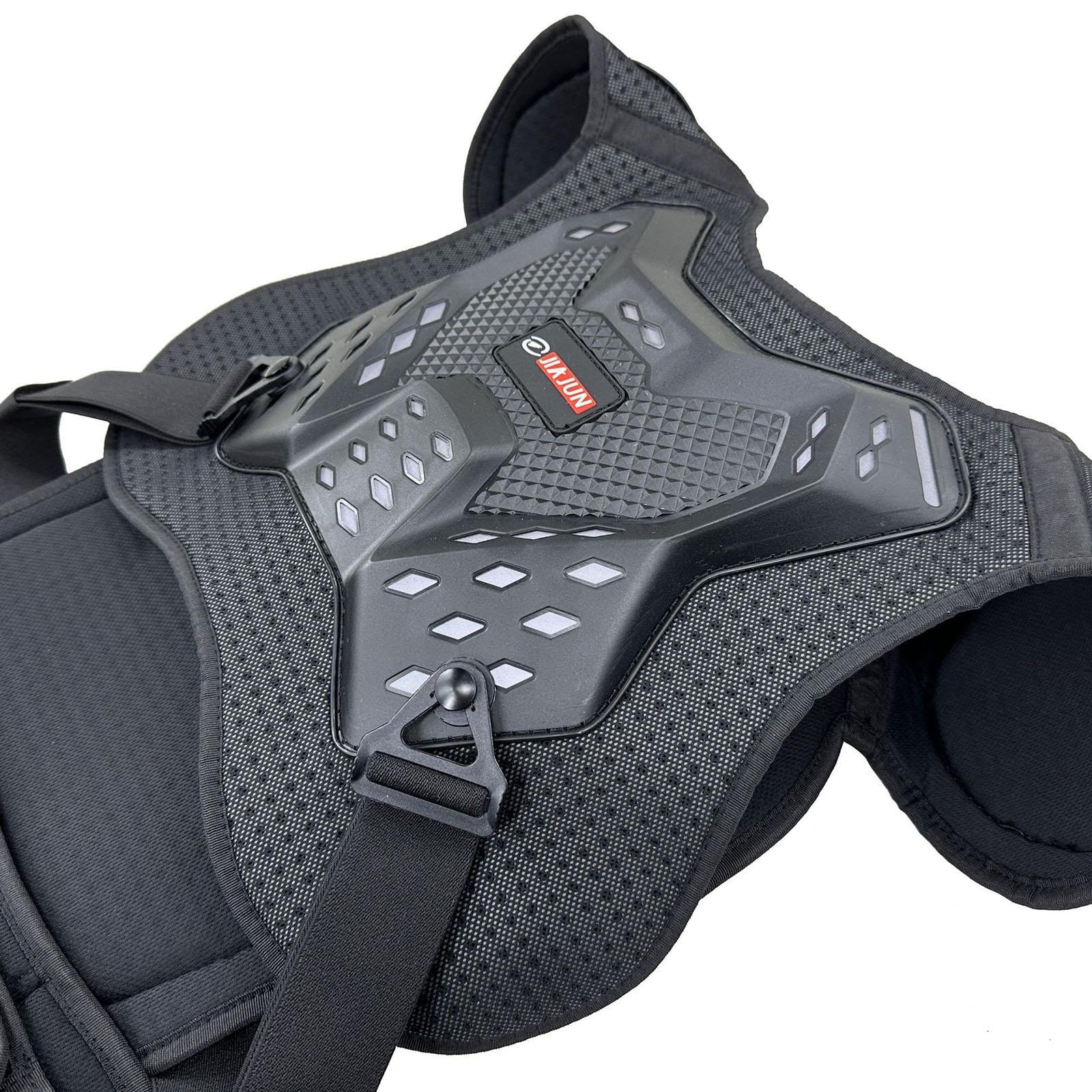 Harilla Protector de Pecho para de Motocicleta, Equipo Multiusos Resistente a Impactos para de Cross, Equipo de Motocross para Montar, Esquiar, m