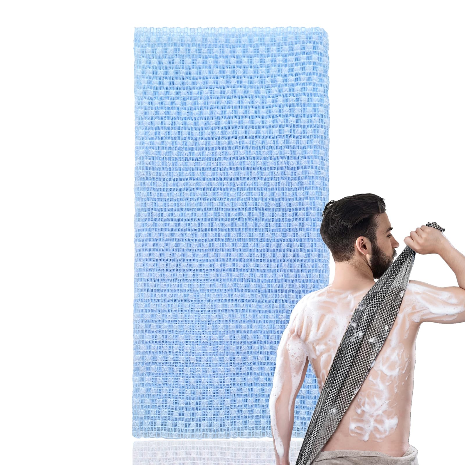 Alorin's Exfoliating Shower Towel, Exfoliating Skin Bath Towel, Premium - View #3
