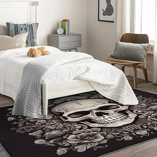 Miniatura 8 de Alfombra de motocross y decoración del hogar, alfombra de motocross de 5 x 7 pies, alfombra de motocross para sala de estar, dormitorio, alfombra de