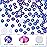 Novani Purple Rhinestones, Flatback Loose Crystal Gemstones 1440pcs Glass Rhinestones for Clothes Shoes Crafts Makeup Nail Art and DIY Decorations, Purple Velvet Rhinestone(SS12, 3mm)
