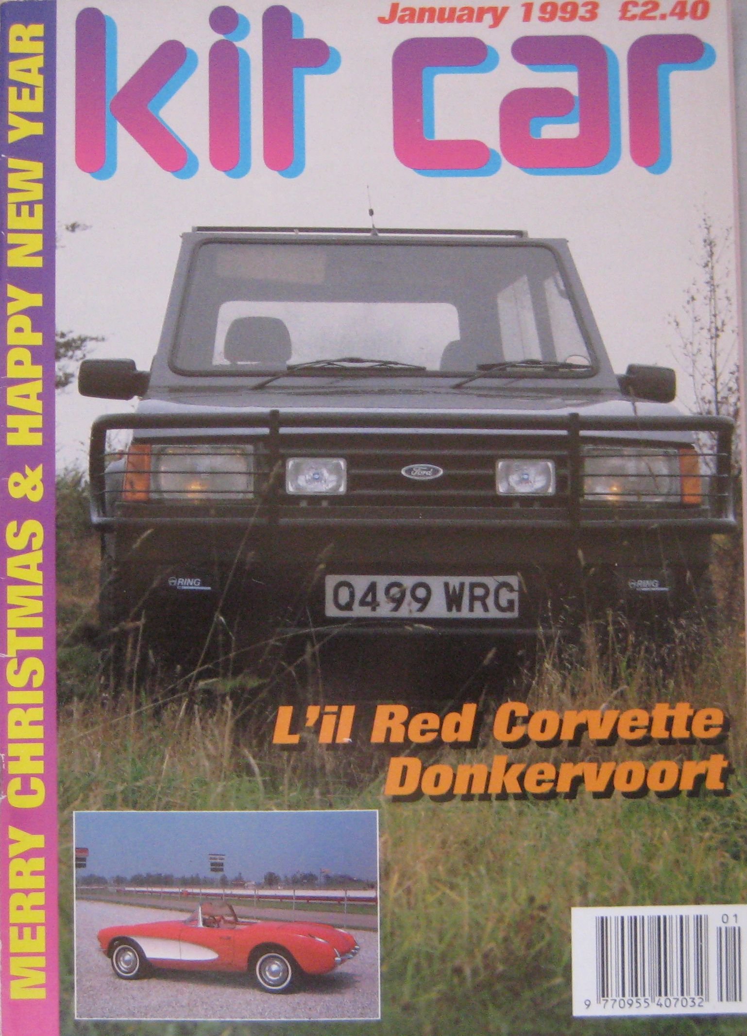 Kit car magazine 01/1993 featuring Hawk 289, Joop Donkervoort, Legandary, Rotus Paperback – 1 Jan. 1993
