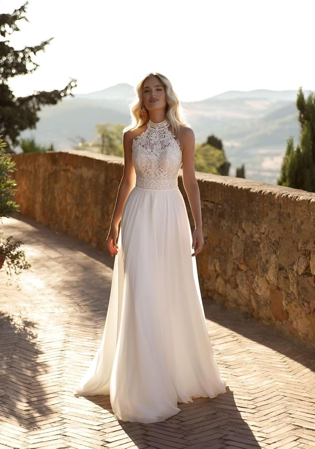 yinyyinhs Tulle Lace Wedding Dresses for Bride Mermaid A-line Long Sleeve Bridal Dress for Women Satin Wedding Ball Gowns
