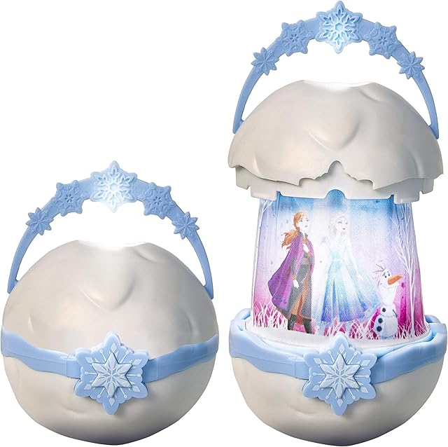 Frozen Disney Kids Pop Up Lantern Night Light and Torch By GoGlow, White