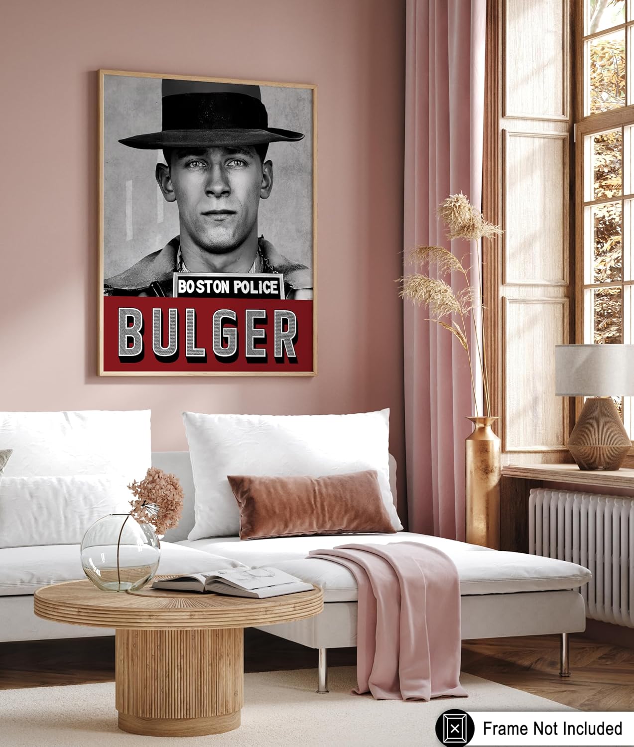 Poster Master Whitey Portrait Print - Irish Crime Boss Poster - Winter Hill Gang Art - Modern Boston Wall Design - Great Bedroom or Living Room Decor - 8x10 UNFRAMED Wall Art