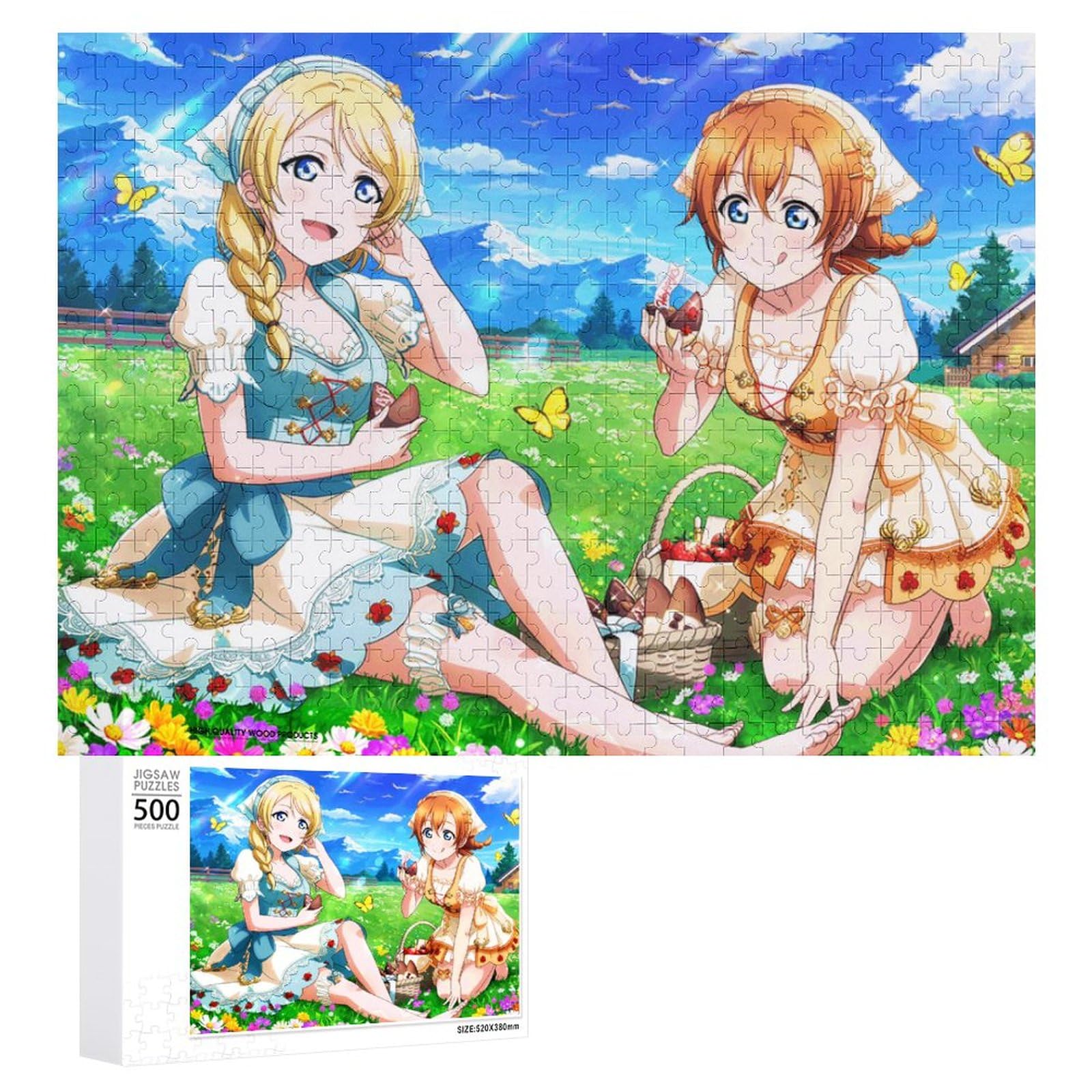 Amazon.co.jp: ラブライブ 絢瀬絵里 高坂穂乃果 ジグソーパズル 木製