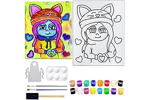 Magic Bunny Girl Painting Kit: Embark on a Whimsical Painting Adventure!