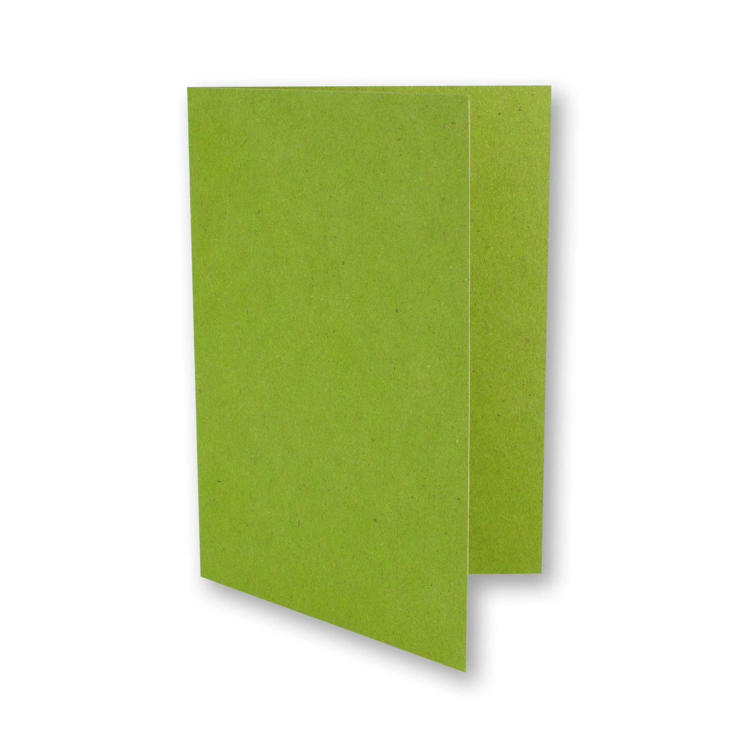 50x Vintage Kraftpapier Karten A6 - Braune Recycling Karten, 300g/m², Blanko