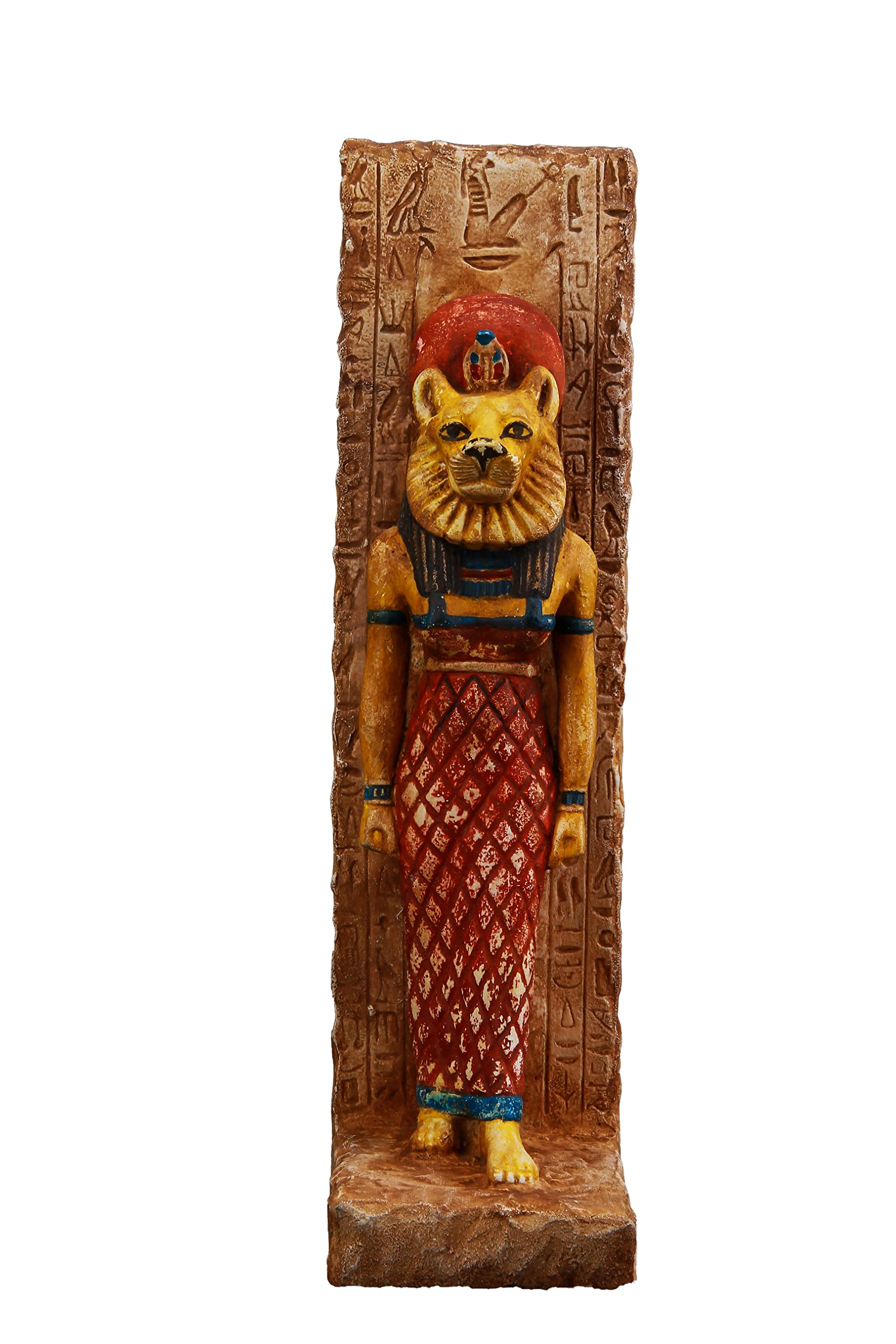 Ancient Egyptian statue of Sekhmet, also spelled Sakhmet, in Egyptian religion, a god of the war and destroyer of the enemies of the sun god Ra