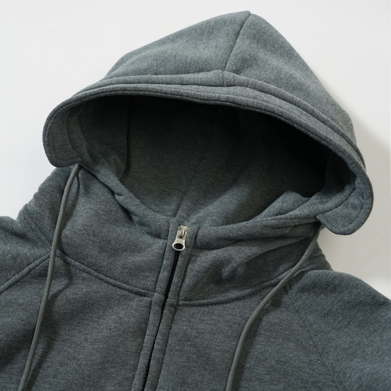 Sudadera con Capucha y Cremallera con cordón, Informal y Moderna, de Invierno para Hombre