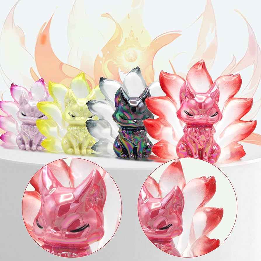 Amazon.com: Zaleny Nine-Tailed Fox Blind Box Collectible Kawaii