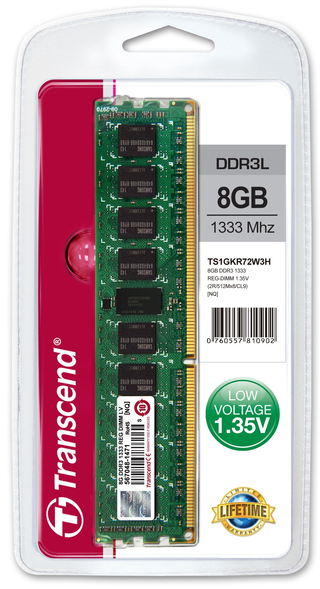 Transcend DDR3 16GB,TECMIYO 8GB4枚+おまけ付き Transcend 8GB DDR3