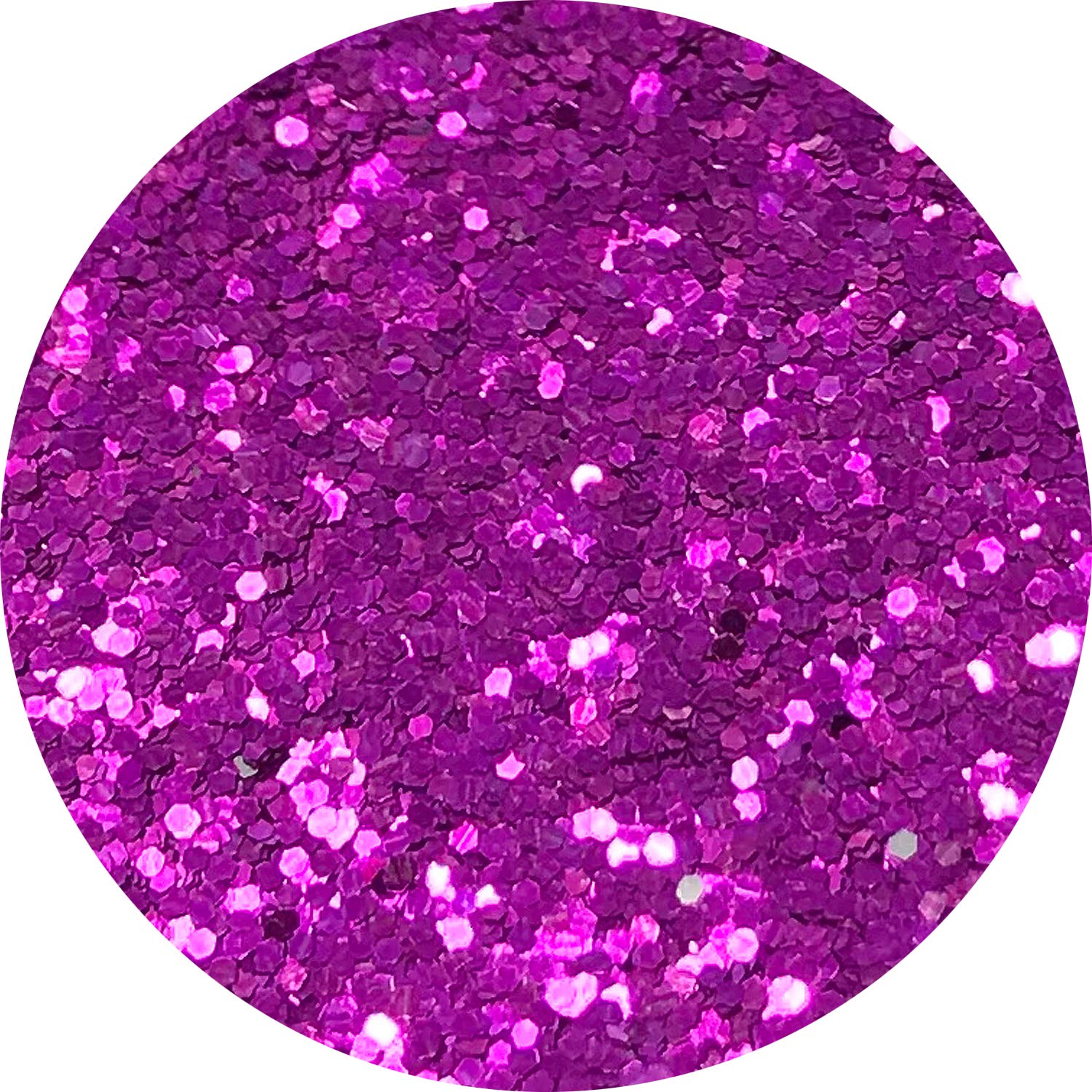 Hemway Craft Glitter Fuchsia Pink 100g Super Chunky Glitter for Crafts Resin, Cosmetic, Nail, Face, Body, Festival, Tumblers - Image 2