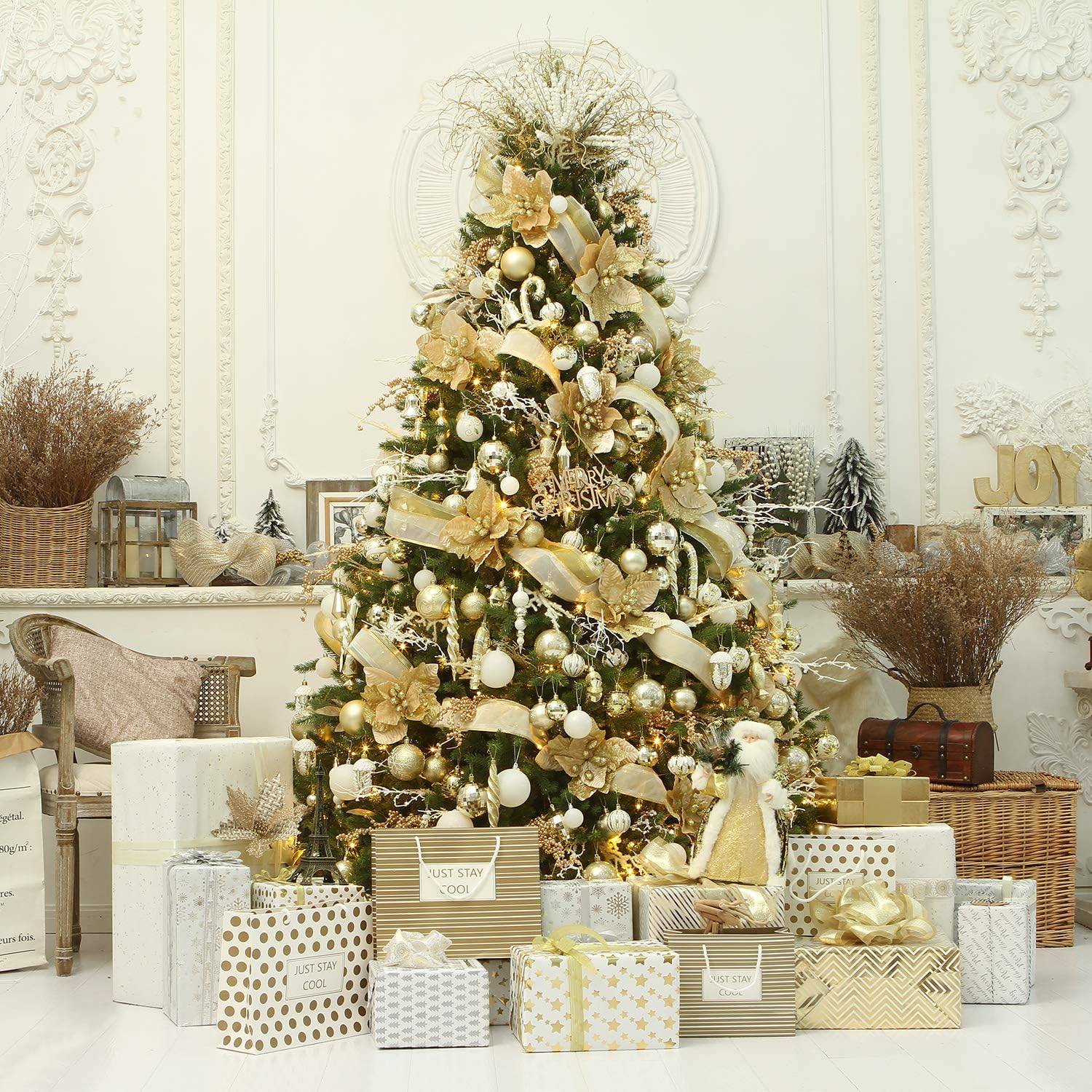 One-Day Sale: Up to 70% Off Sea Team 155-Pack Assorted Shatterproof Christmas Ball Ornaments Set Decorative Baubles Pendants with Reusable Hand-held Gift Package for Xmas Tree (Red, 155) Best Promo Sea Team 155-Pack Assorted Shatterproof Christmas Ball Ornaments Set Decorative Baubles Pendants with Reusable Hand-held Gift Package for Xmas Tree (Red, 155)