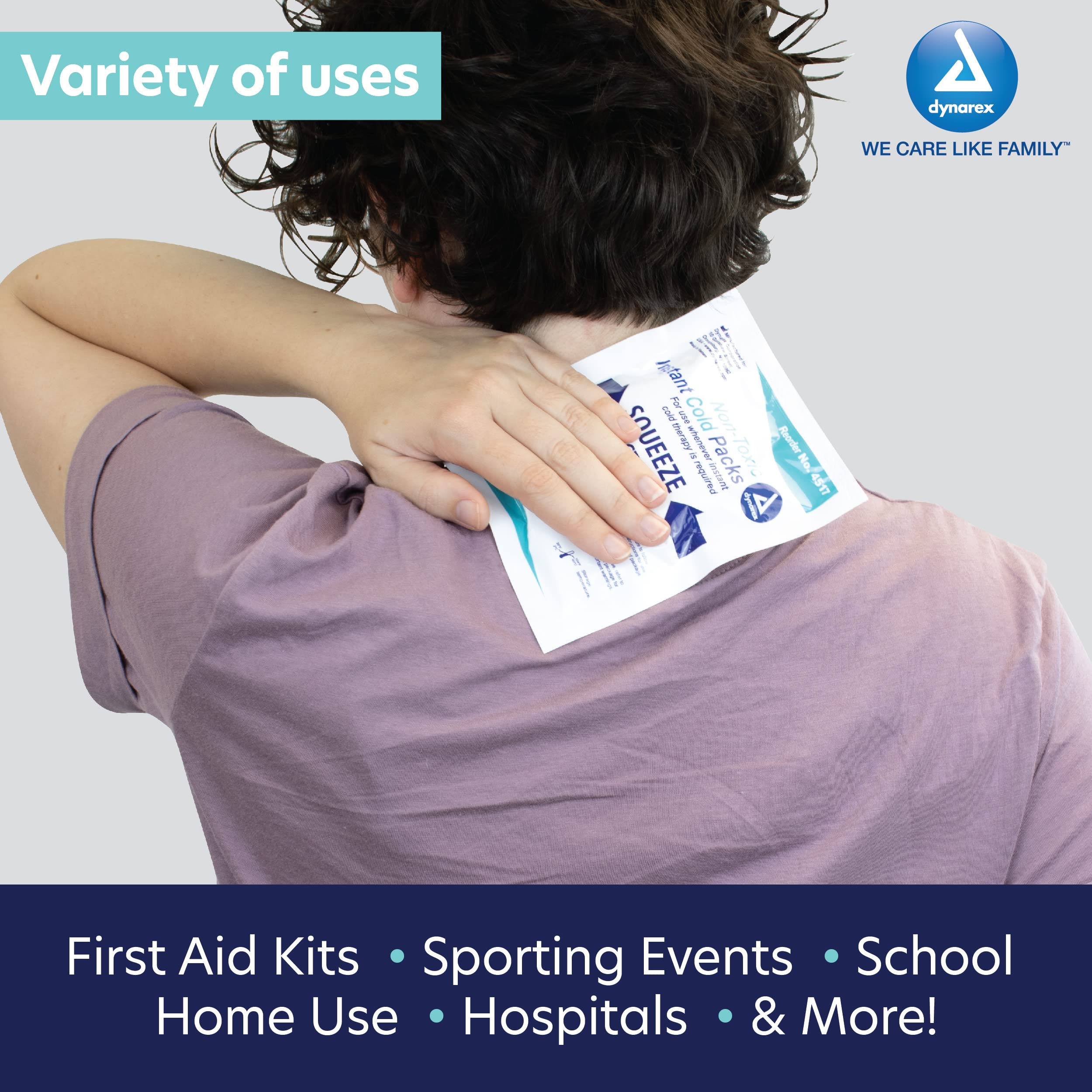 Buy Dynarex Instant Cold Packs with Urea Disposable Ice Packs for