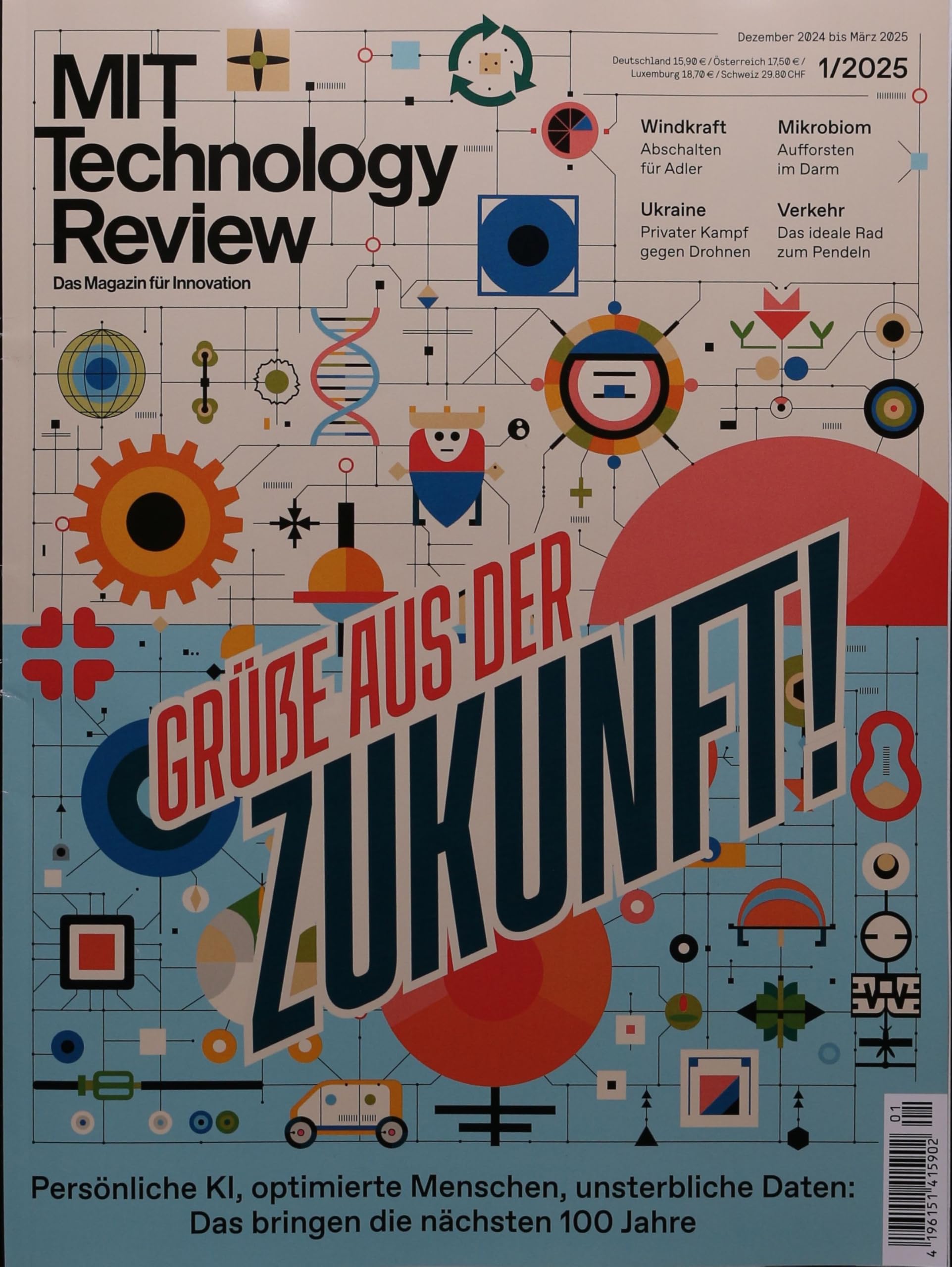Cover of MIT Technology Review, 1/2025